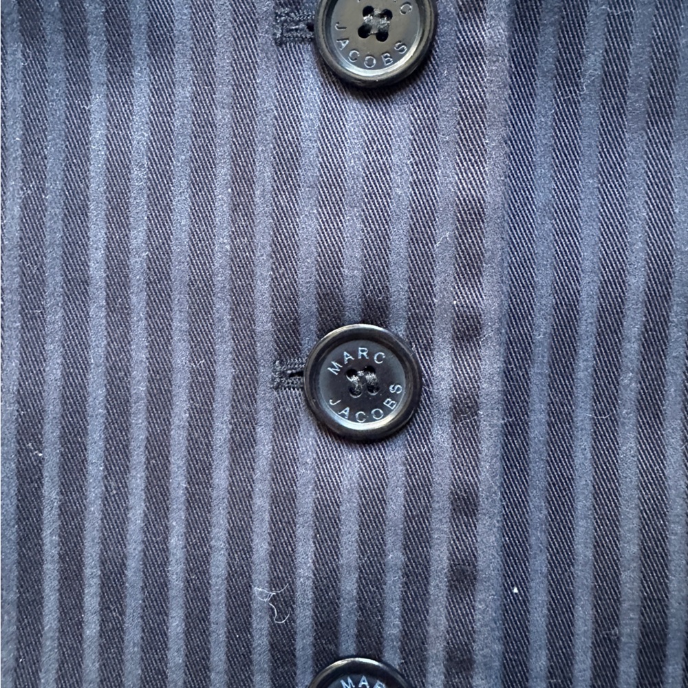 Marc Jacobs Navy Blue Pinstripe Vest - Picture 3 of 4